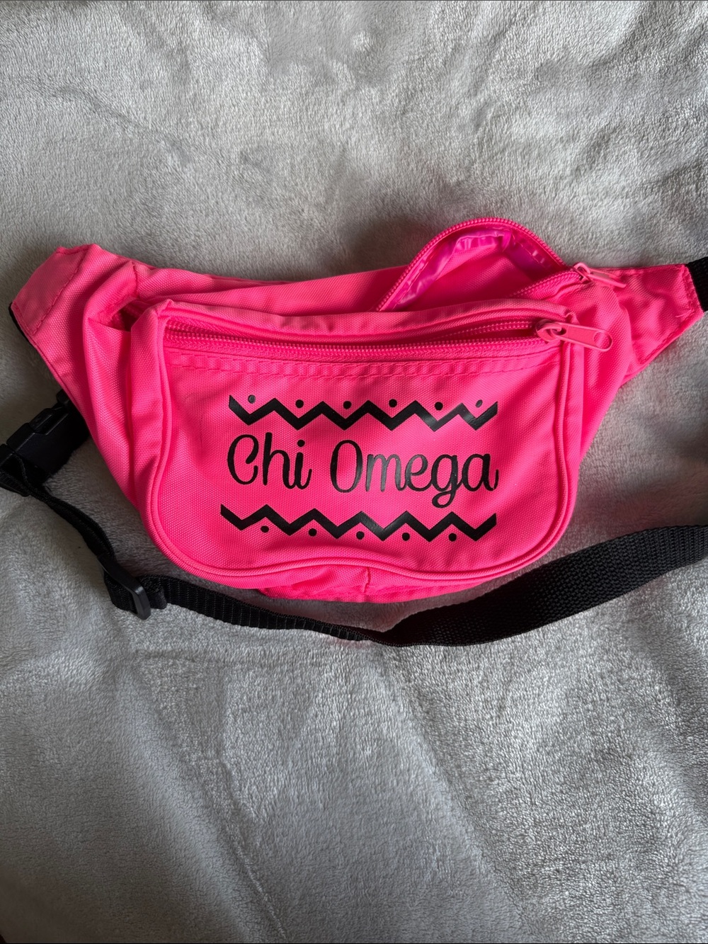 Pink Chi Omega Fanny Pack